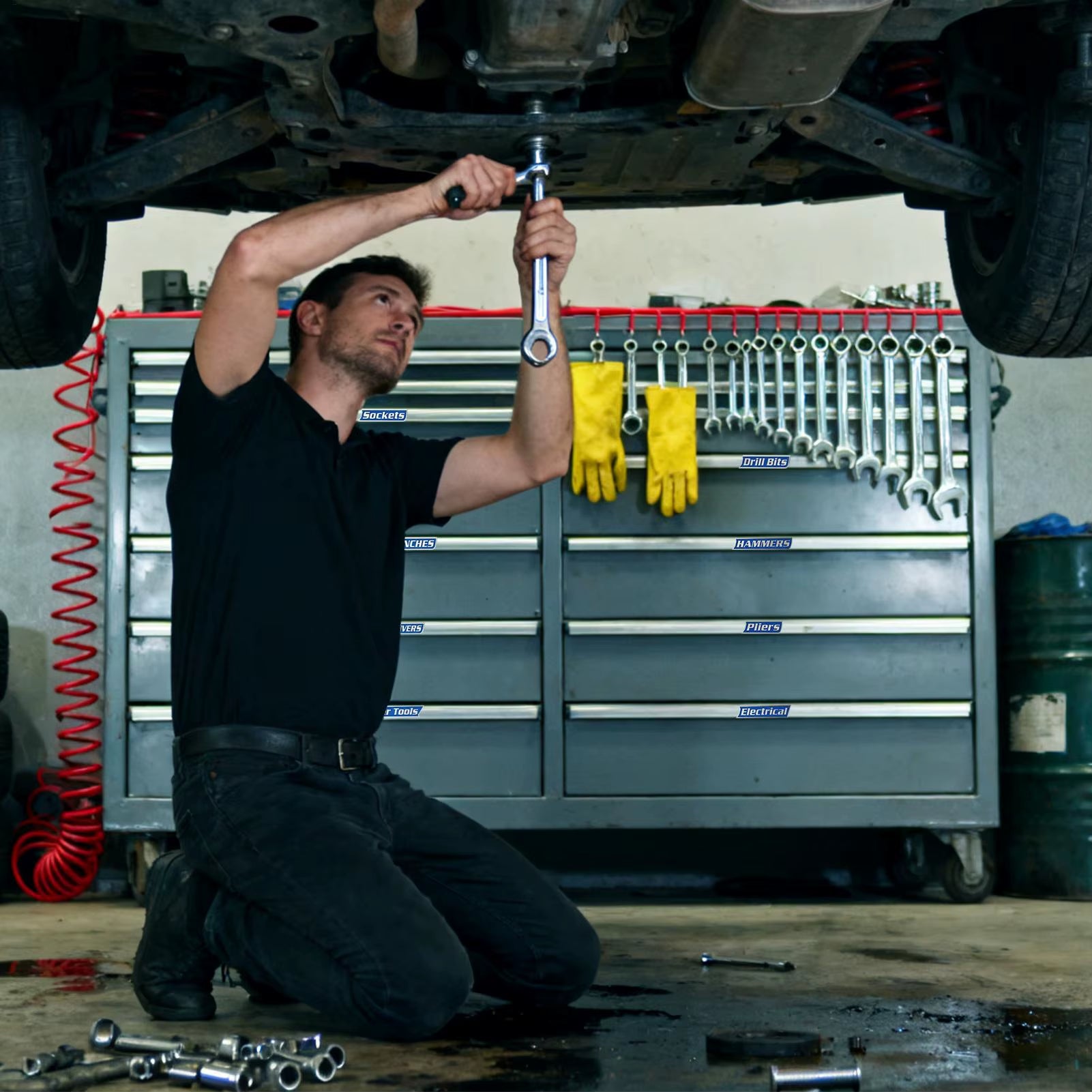 Magnetic Tool Box Labels Drawer Organize Tags with Magnet Stickers Toolbox Magnetic Labels for Identifying Classification Carts