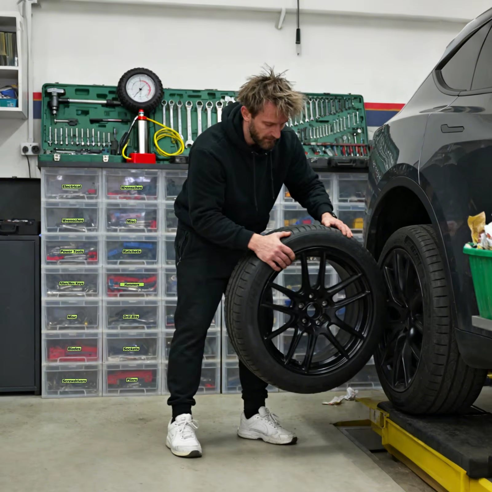 Magnetic Tool Box Labels Drawer Organize Tags with Magnet Stickers Toolbox Magnetic Labels for Identifying Classification Carts